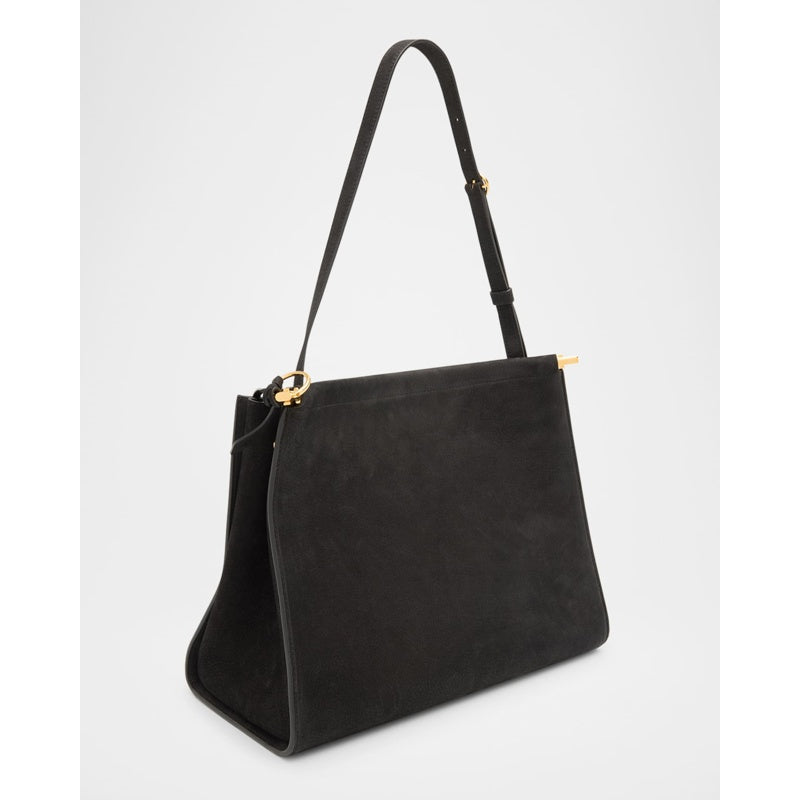 Bolsa Shoulder Le Click Medium Square in Nubuck