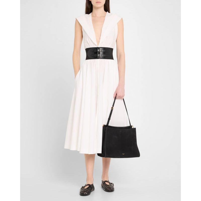 Bolsa Shoulder Le Click Medium Square in Nubuck