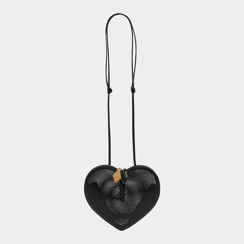 Bolsa Crossbody Le Coeur in Fishnet - Mercado de Luxo - O Maior E-Commerce de Bens, Produtos e Serviços de Luxo do Brasil.
