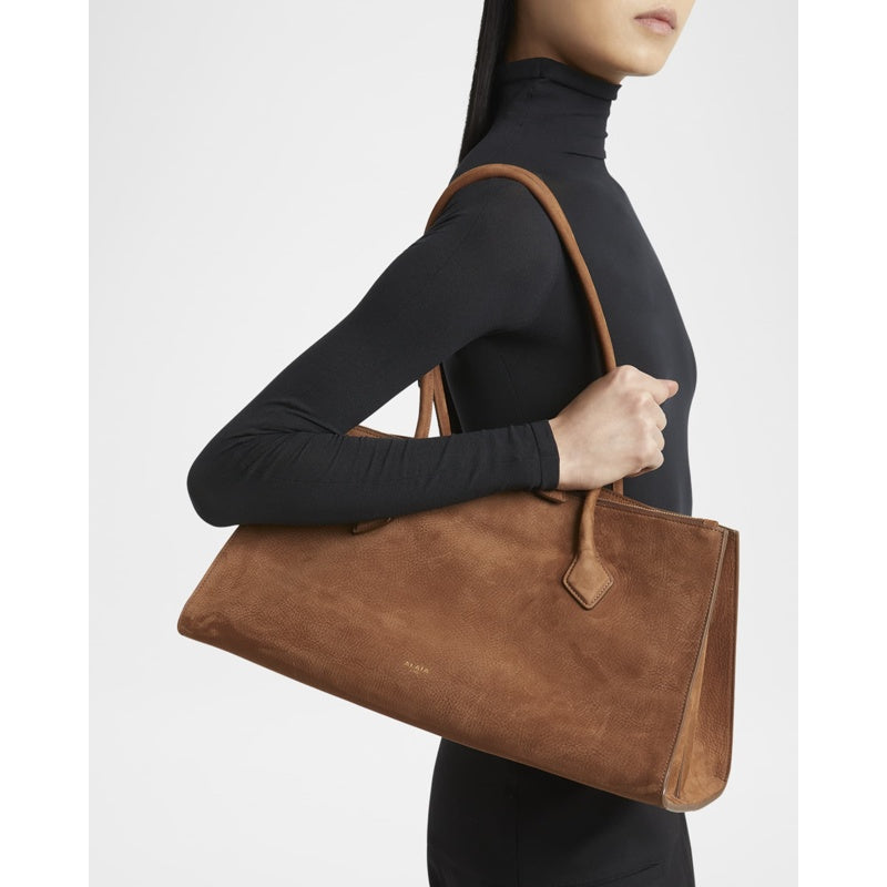 Bolsa Shopper Le Teckel in Suede and