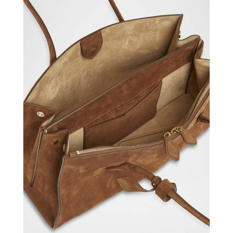 Bolsa Shopper Le Teckel in Suede and