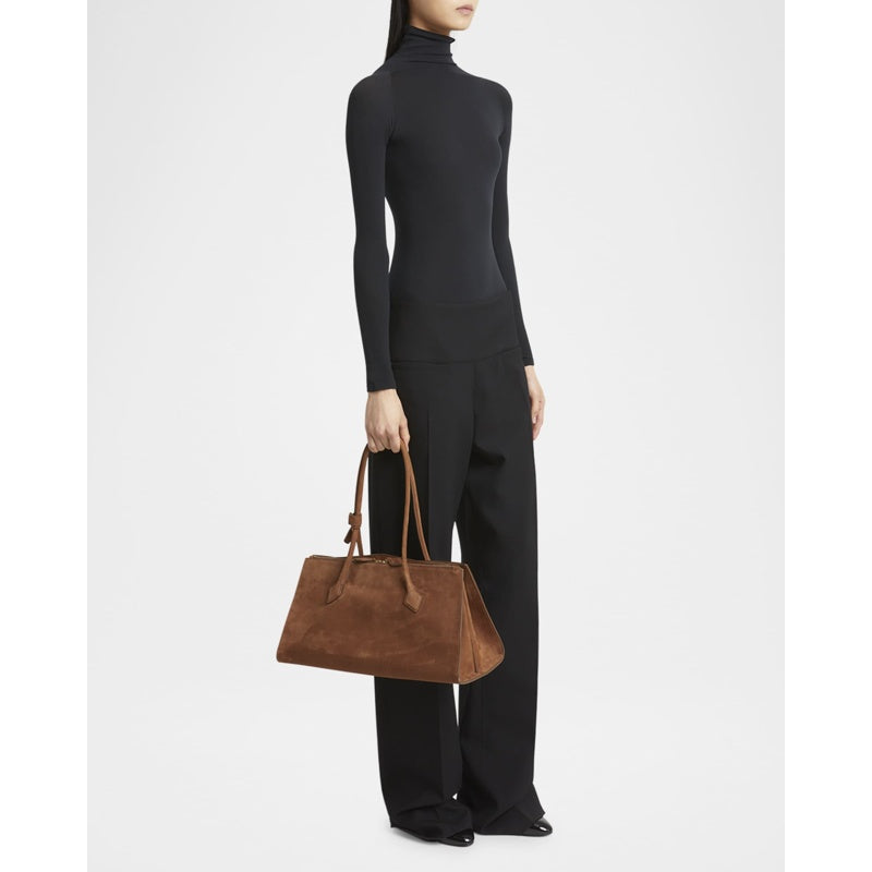 Bolsa Shopper Le Teckel in Suede and