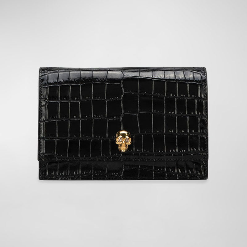 Bolsa Shoulder Mini Mock-Croc with Small Skull - Mercado de Luxo - O Maior E-Commerce de Bens, Produtos e Serviços de Luxo do Brasil.