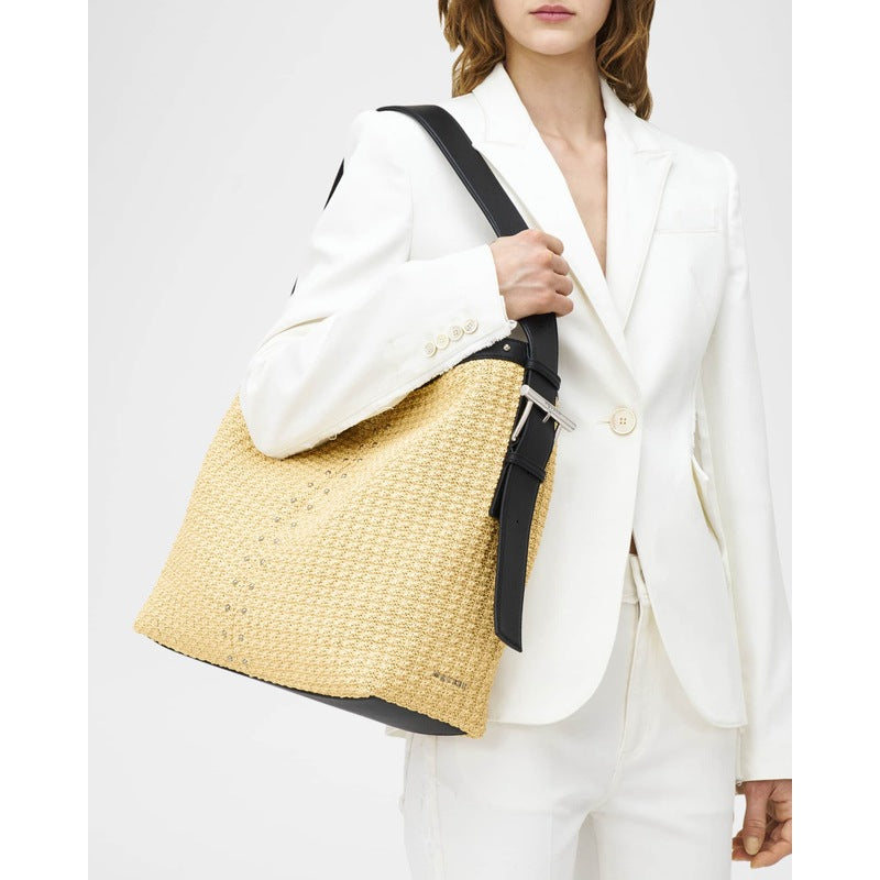 Bolsa Beach Sling Studded Raffia