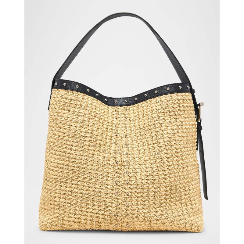 Bolsa Beach Sling Studded Raffia