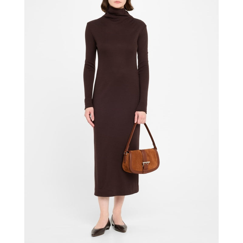 Bolsa Shoulder T-Bar Saddle Suede