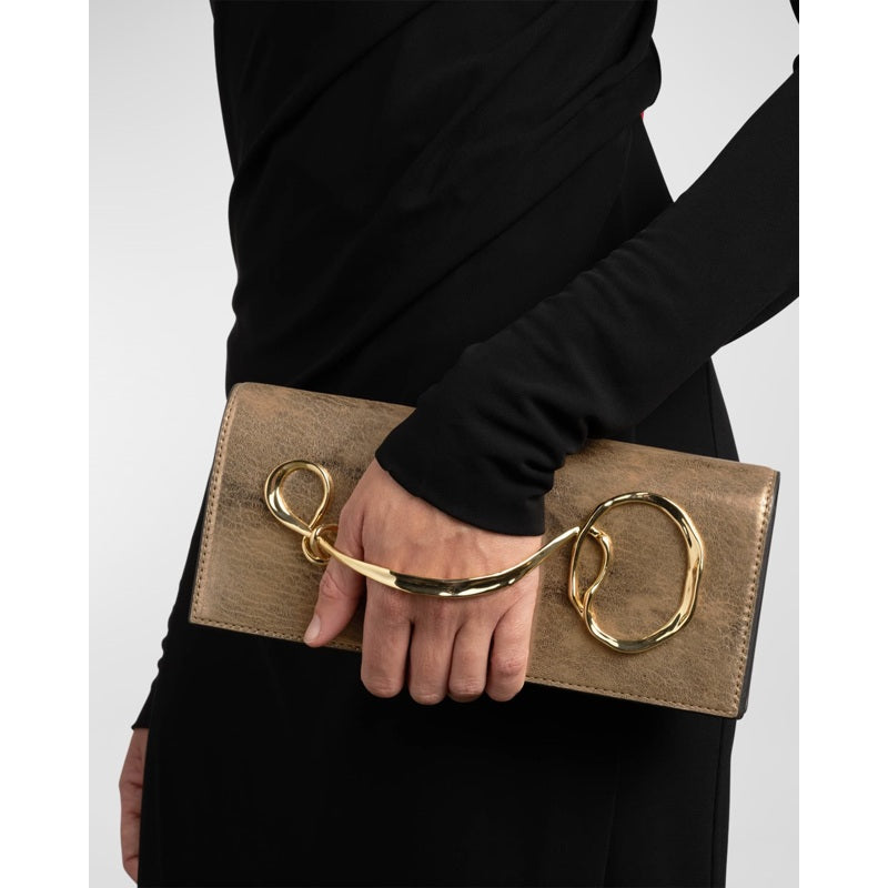 Bolsa Clutch Twisted Metallic