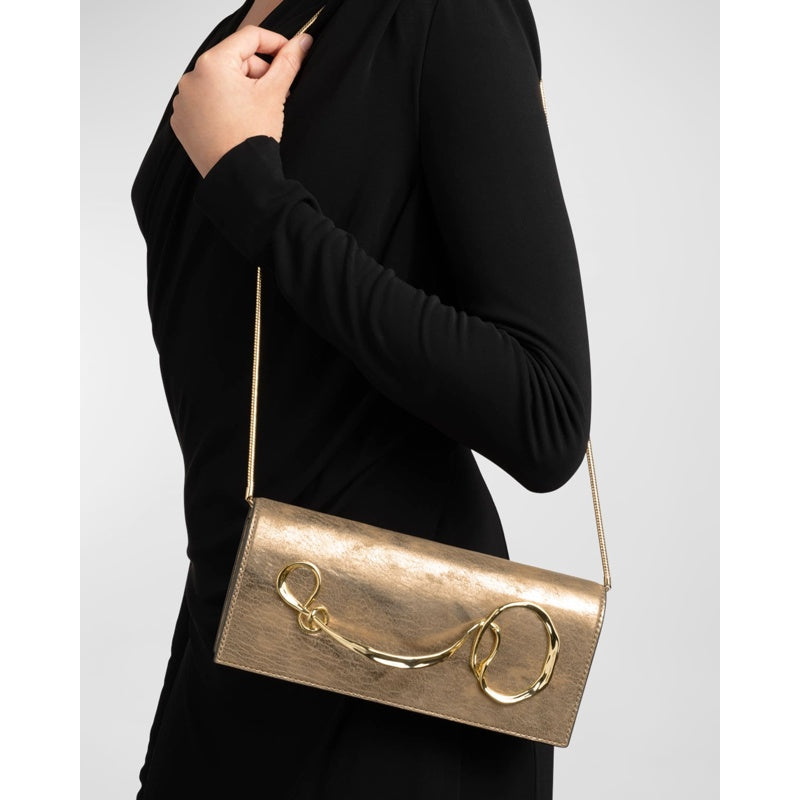 Bolsa Clutch Twisted Metallic