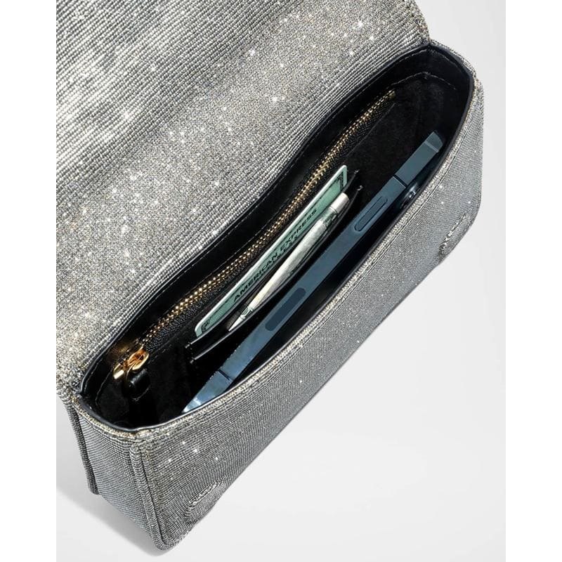 Bolsa Wallet Lace-Up Glitter Wristlet