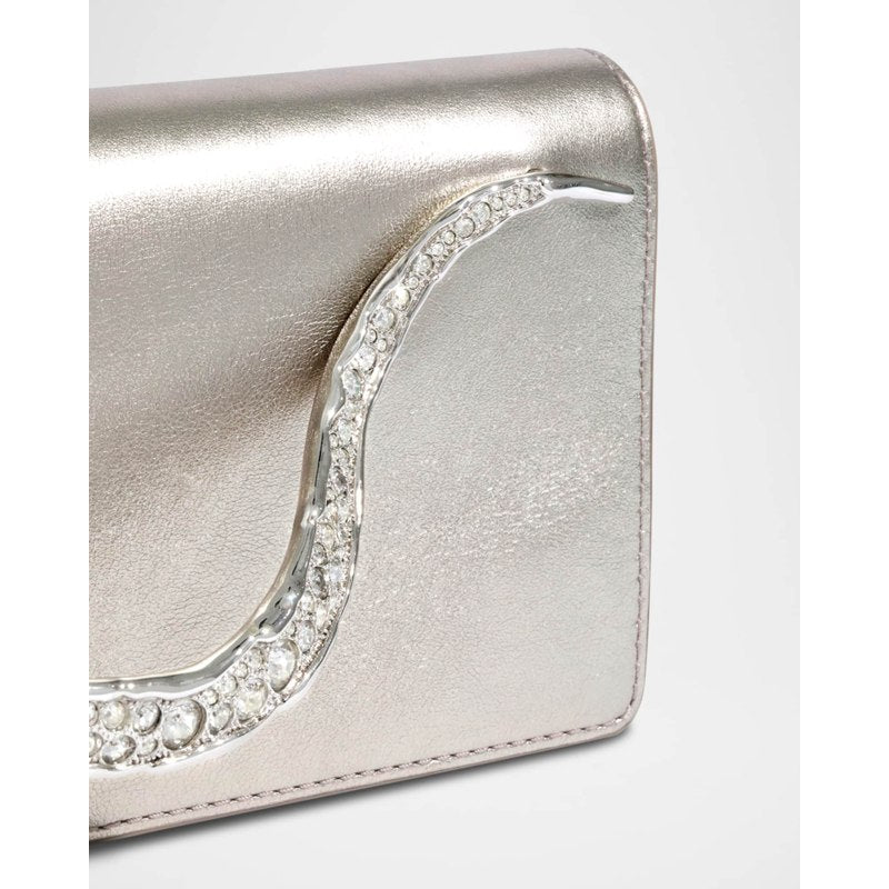 Bolsa Clutch Crystal Curve Metallic