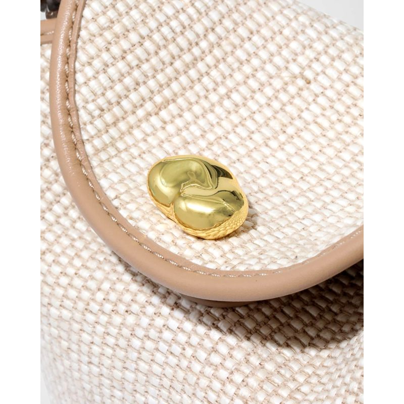 Bolsa Bucket Liquid Lucite Raffia