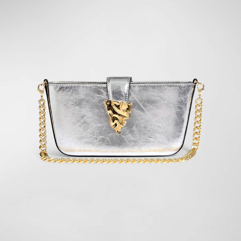 Bolsa Crossbody The Crumple Convertible Metallic - Mercado de Luxo - O Maior E-Commerce de Bens, Produtos e Serviços de Luxo do Brasil.