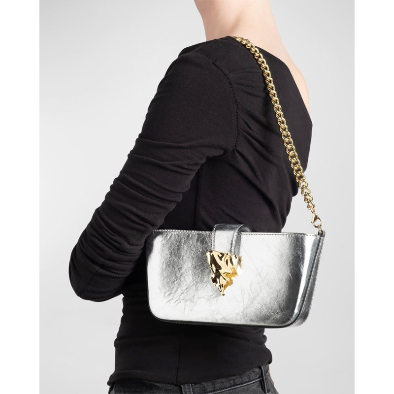 Bolsa Crossbody The Crumple Convertible Metallic