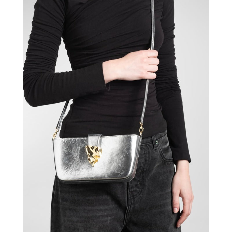 Bolsa Crossbody The Crumple Convertible Metallic