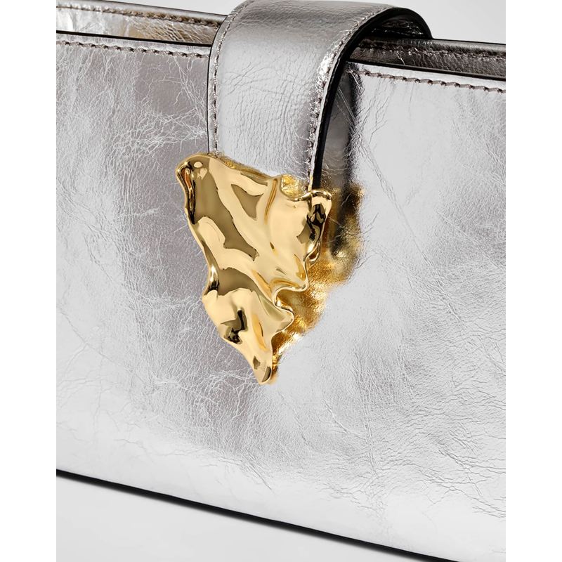 Bolsa Crossbody The Crumple Convertible Metallic