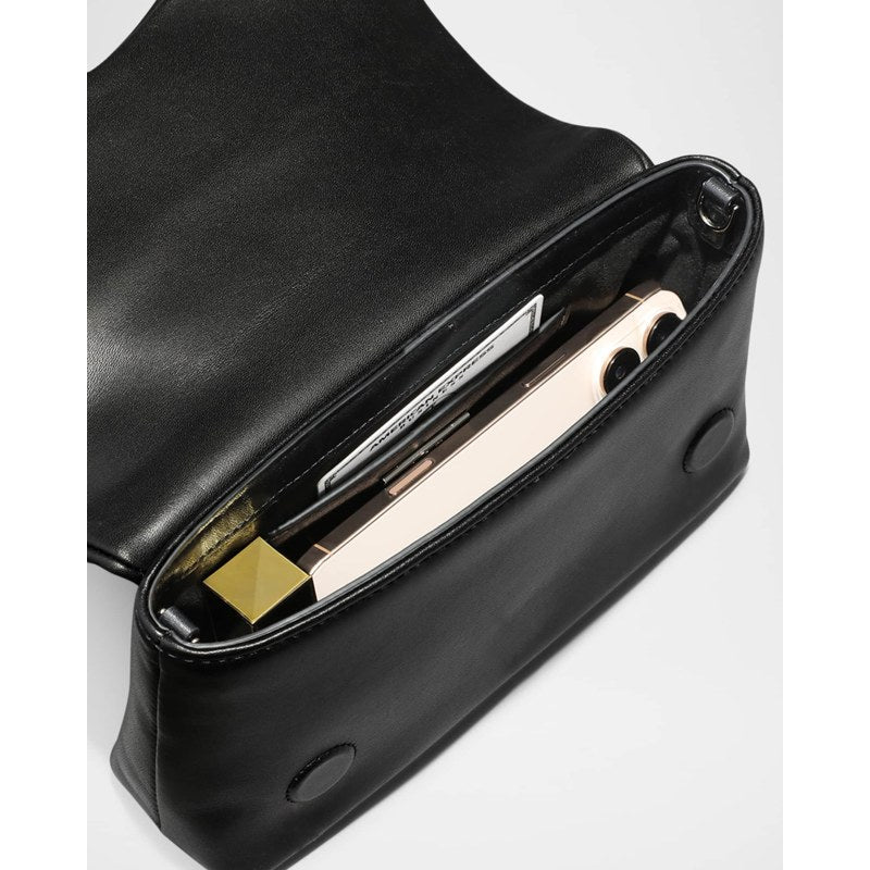 Bolsa Crossbody Molton Crystal Ruched