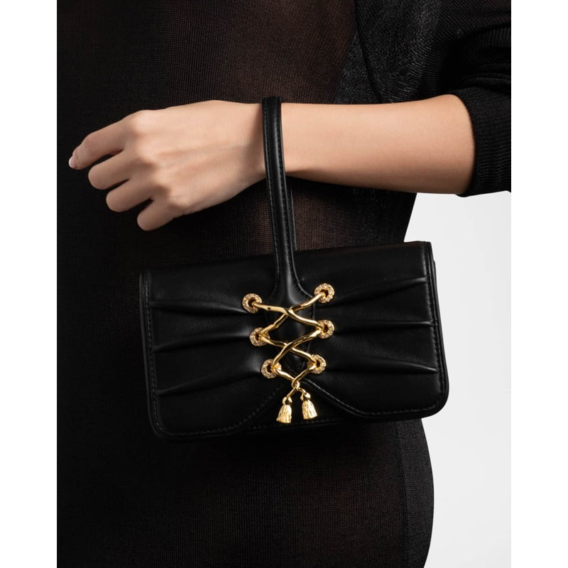 Bolsa Wallet Lace-Up Wristlet