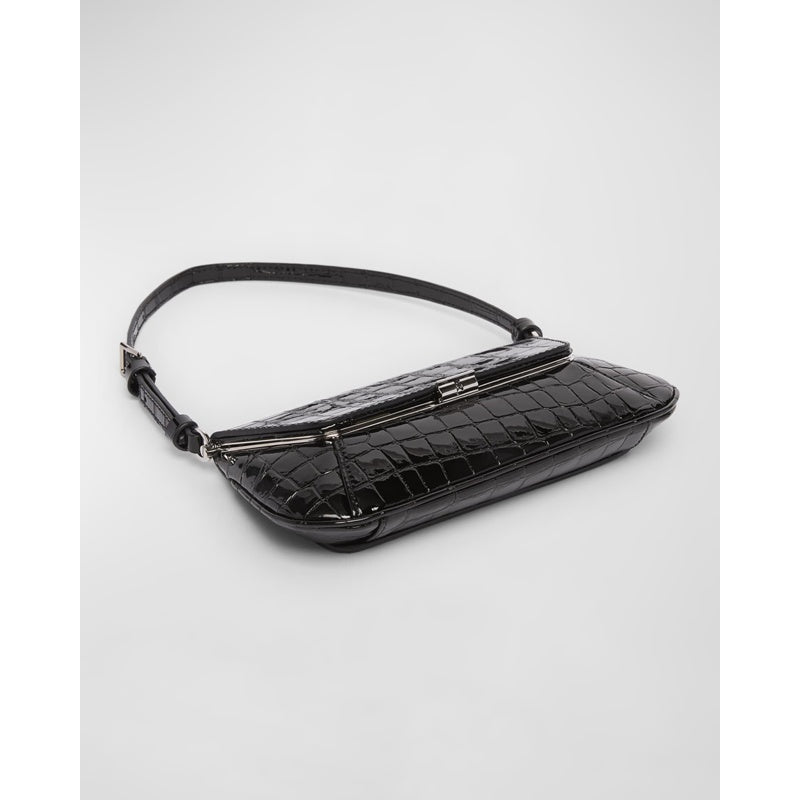 Bolsa Shoulder Ami Mini Frame Croc-Embossed