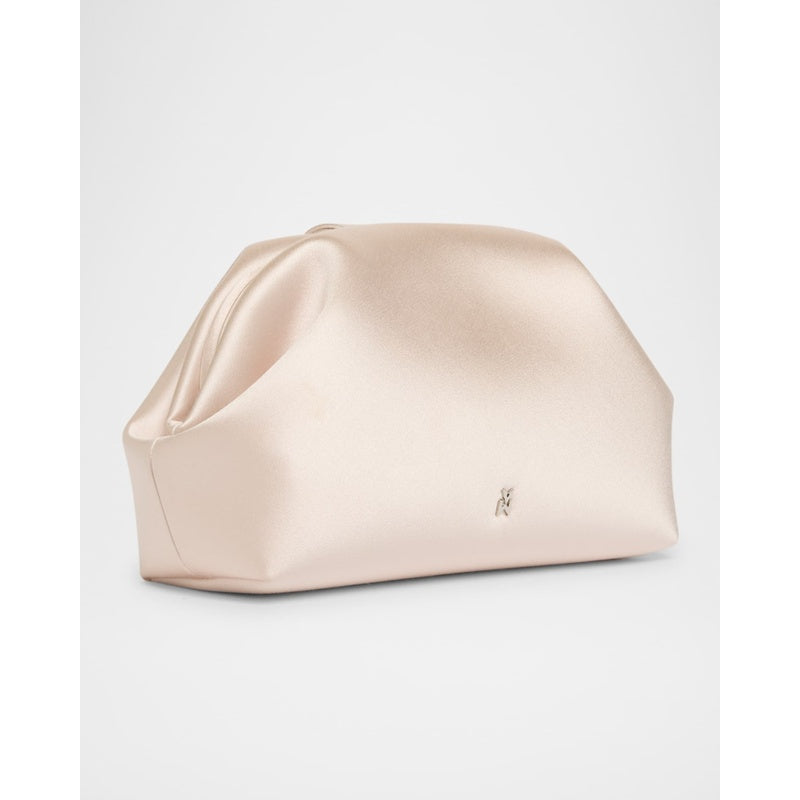 Bolsa Clutch Camelia Buckle Satin