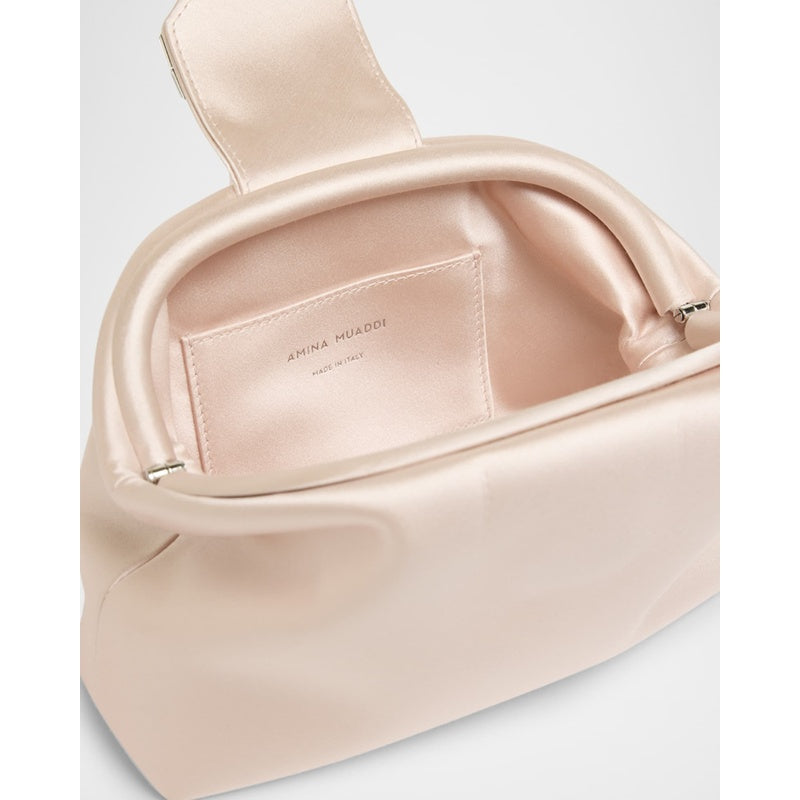 Bolsa Clutch Camelia Buckle Satin