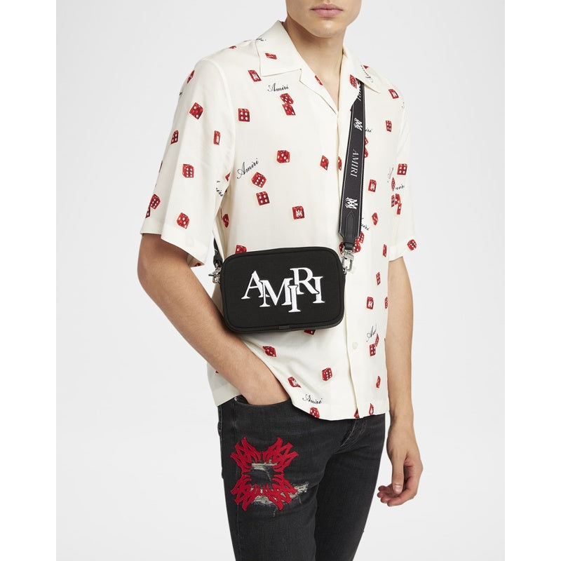 Bolsa Crossbody Staggered Logo