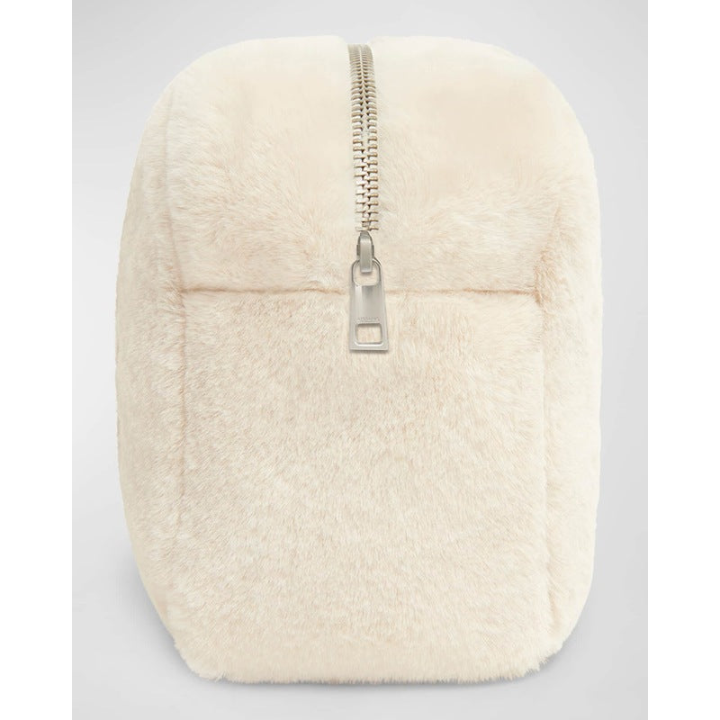 Bolsa Clutch Noor Jumbo Faux Fur Pouch