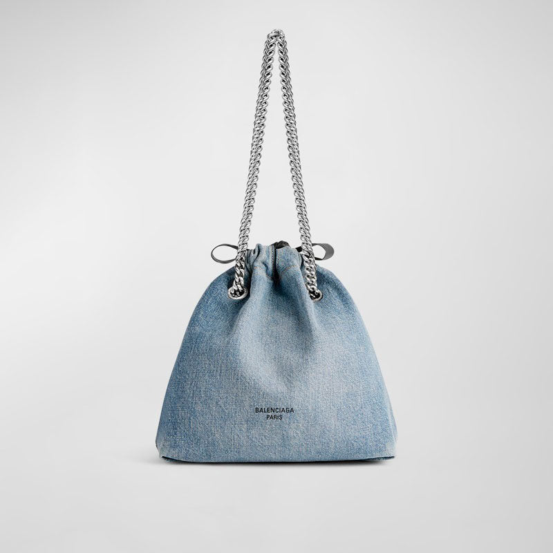 Bolsa Shopper Crush Small Denim - Mercado de Luxo - O Maior E-Commerce de Bens, Produtos e Serviços de Luxo do Brasil.