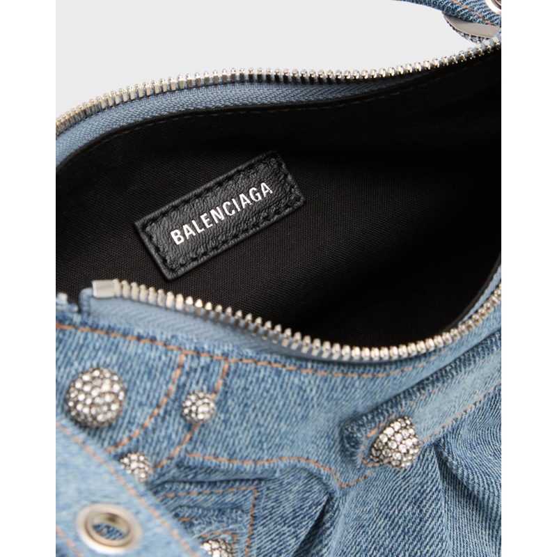 Bolsa Shoulder Le Cagole XS In Denim