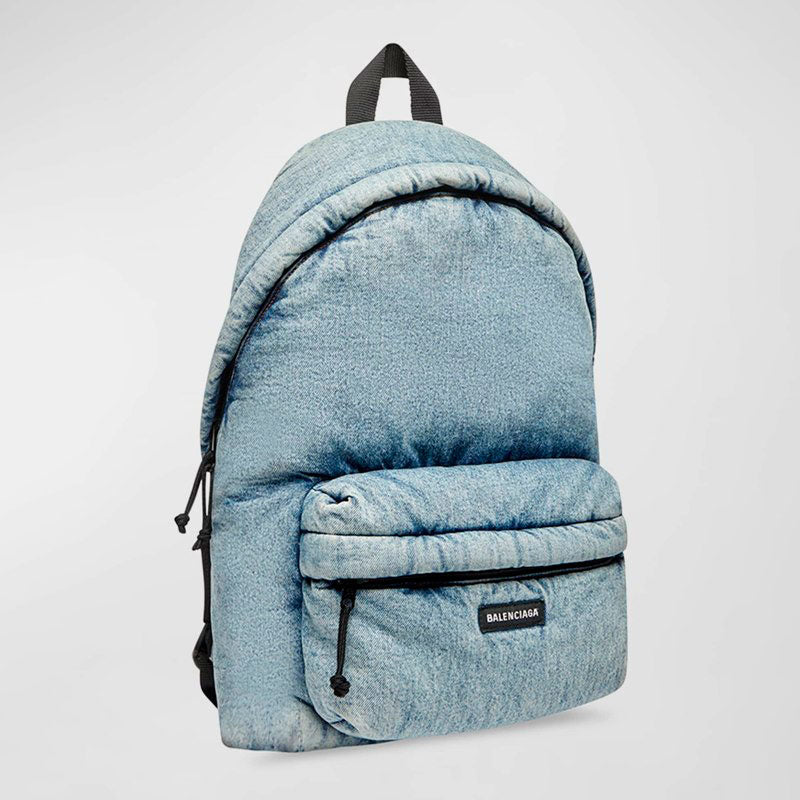 Bolsa Mochila Explorer In Denim - Mercado de Luxo - O Maior E-Commerce de Bens, Produtos e Serviços de Luxo do Brasil.