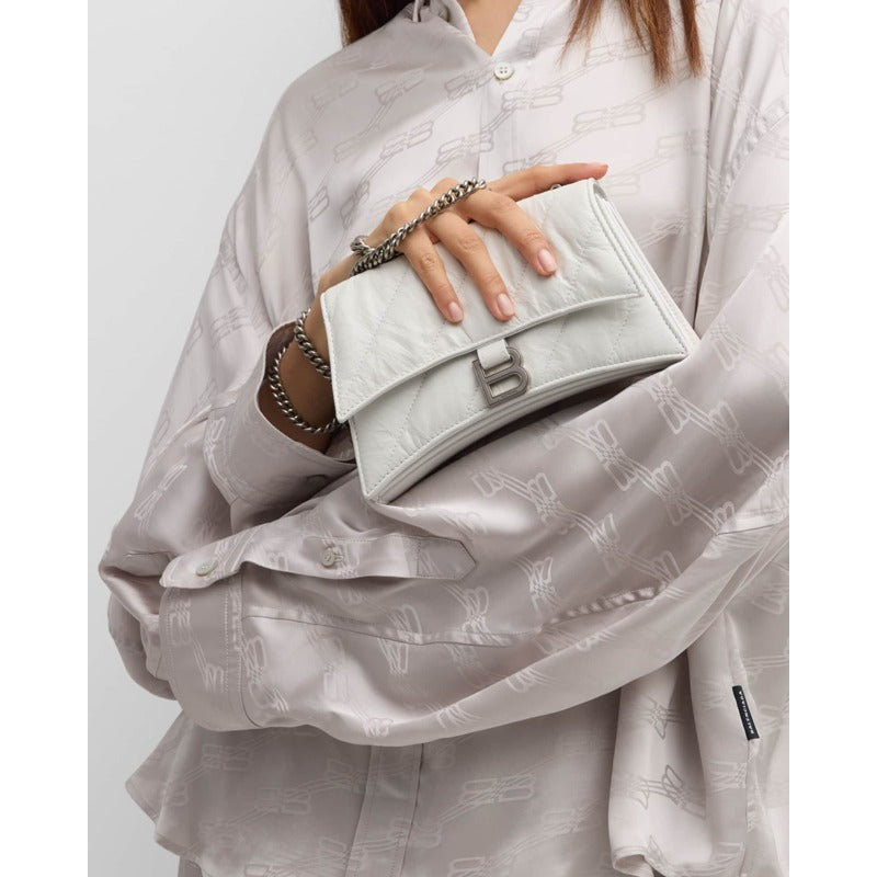 Bolsa Shoulder Crush XS Quilted Chain