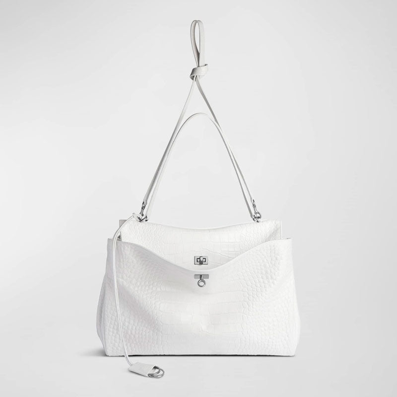 Bolsa Handle Rodeo Large Croc-Embossed - Mercado de Luxo - O Maior E-Commerce de Bens, Produtos e Serviços de Luxo do Brasil.