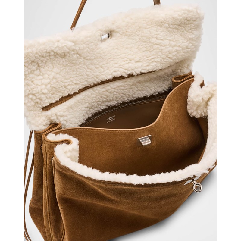 Bolsa Handle Rodeo Large Suede