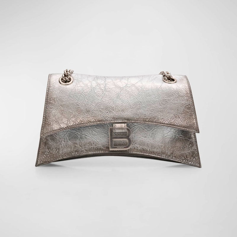 Bolsa Shoulder Crush Small Charms Metallic - Mercado de Luxo - O Maior E-Commerce de Bens, Produtos e Serviços de Luxo do Brasil.