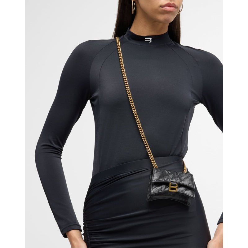 Bolsa Shoulder Crush Mini Quilted Chain