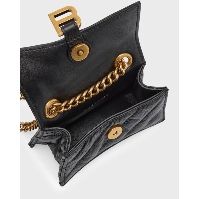 Bolsa Shoulder Crush Mini Quilted Chain
