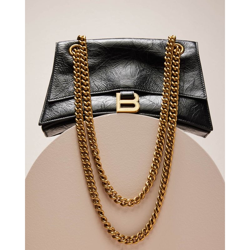 Bolsa Shoulder Crush Small Crinkled