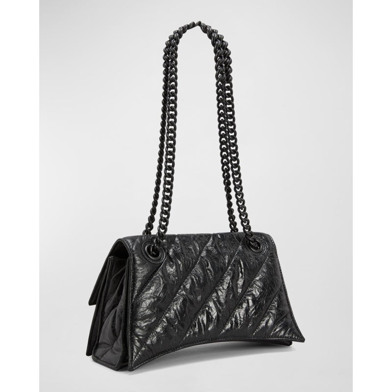 Bolsa Shoulder Crush Small Quilted Chain