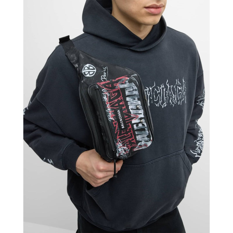 Bolsa Necessaire Explorer DIY Metal Allover Belt