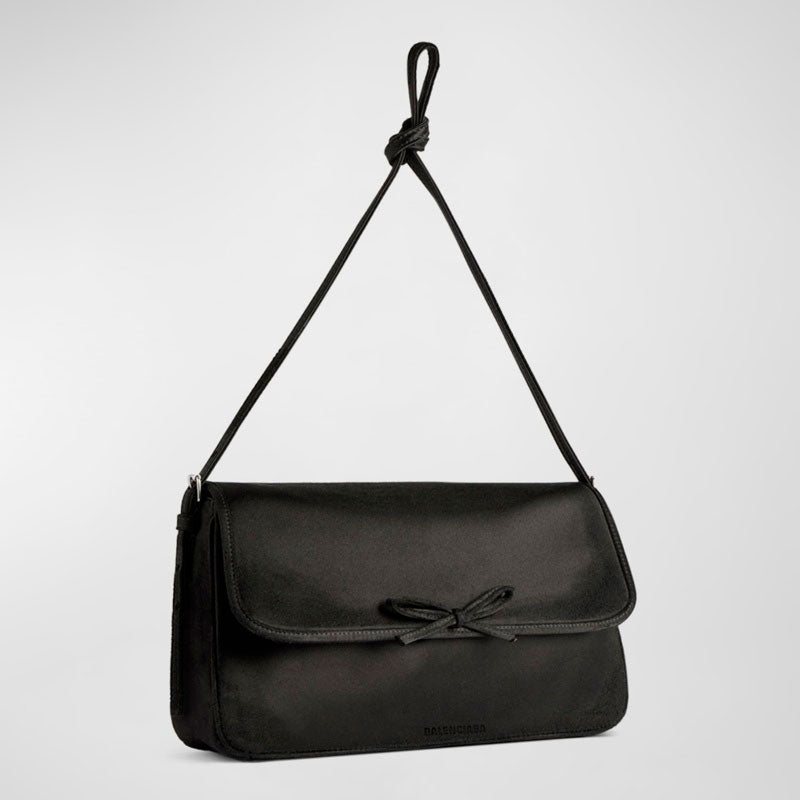 Bolsa Shoulder Leopolda Distressed Satin Pochette - Mercado de Luxo - O Maior E-Commerce de Bens, Produtos e Serviços de Luxo do Brasil.