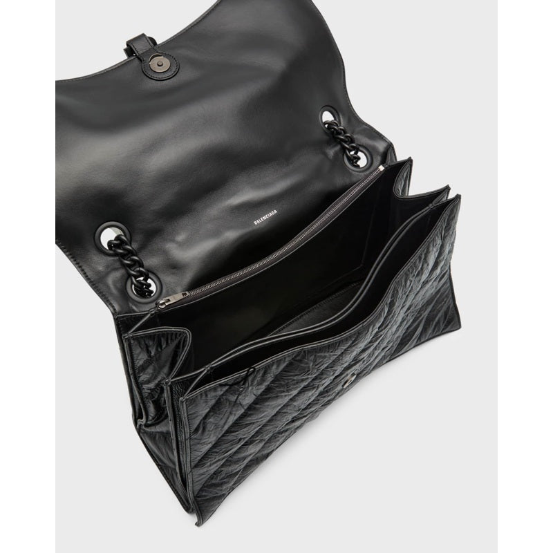 Bolsa Shoulder Crush Large Chain Quilted