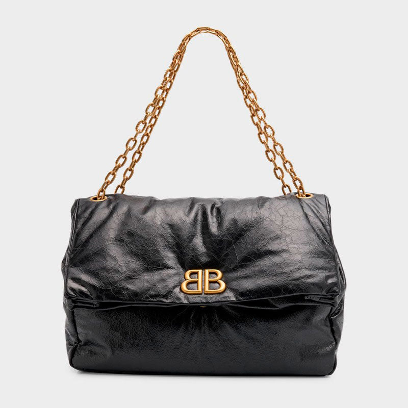 Bolsa Shoulder Monaco Large Chain - Mercado de Luxo - O Maior E-Commerce de Bens, Produtos e Serviços de Luxo do Brasil.