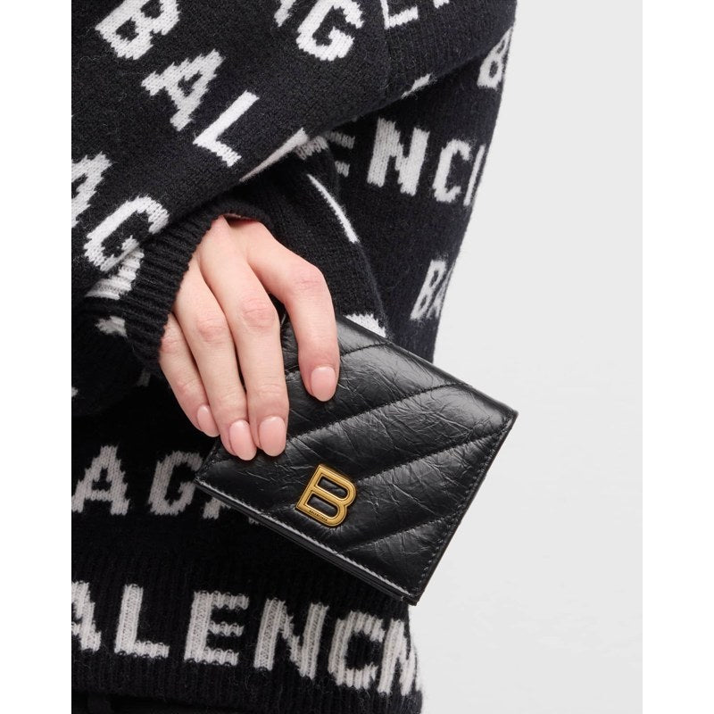 Bolsa Wallet Crush Flap Coin Quilted