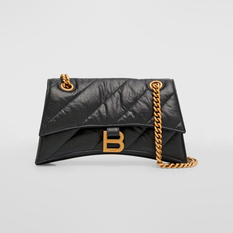 Bolsa Shoulder Crush Small Chain Quilted - Mercado de Luxo - O Maior E-Commerce de Bens, Produtos e Serviços de Luxo do Brasil.