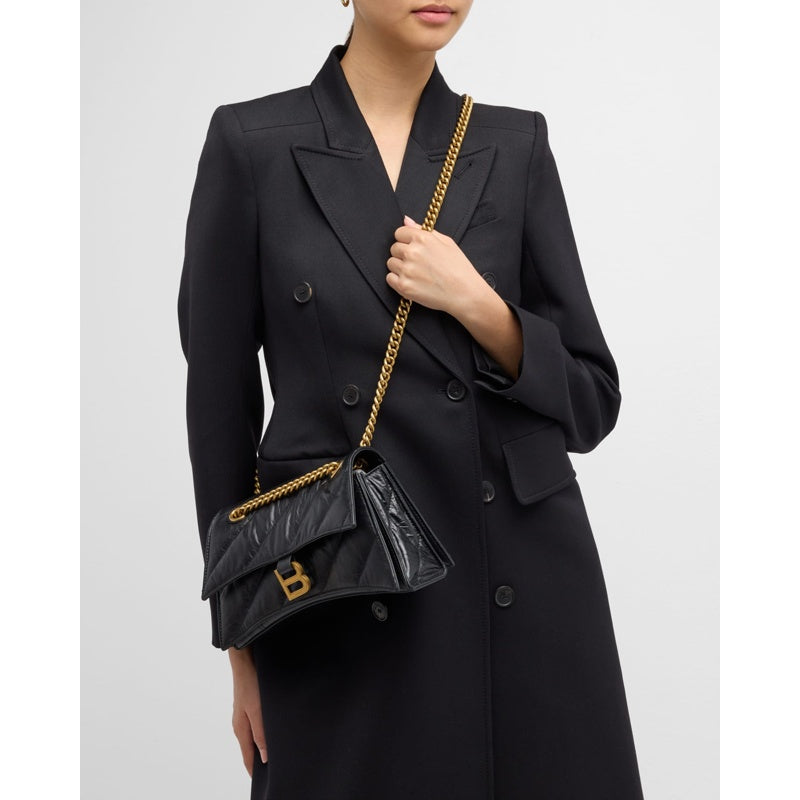 Bolsa Shoulder Crush Small Chain Quilted