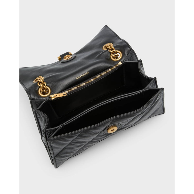 Bolsa Shoulder Crush Small Chain Quilted
