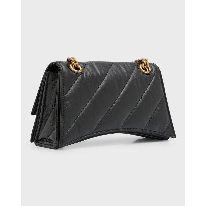 Bolsa Shoulder Crush Small Chain Quilted