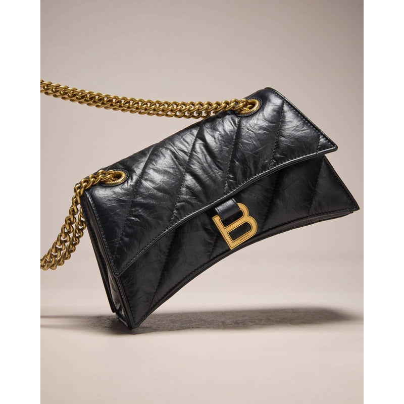 Bolsa Shoulder Crush Small Chain Quilted