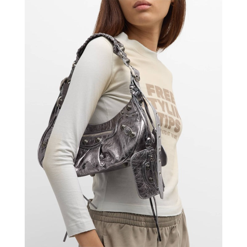 Bolsa Shoulder Le Cagole Small Metallized