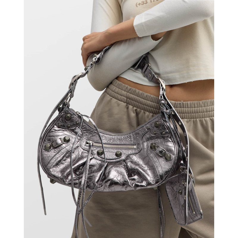 Bolsa Shoulder Le Cagole Small Metallized