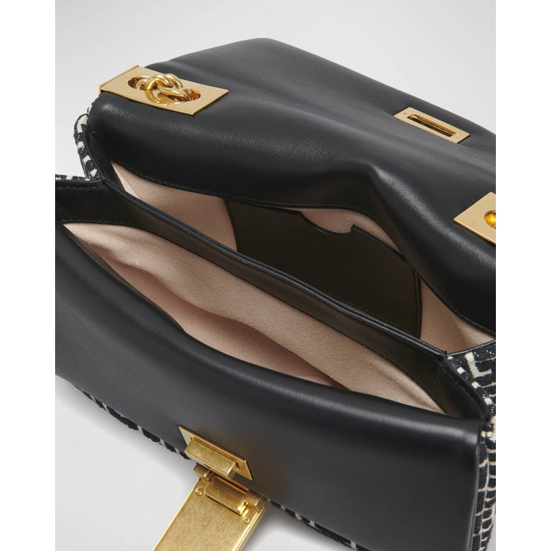 Bolsa Shoulder 1945 Soft Small in Monogram Jacquard